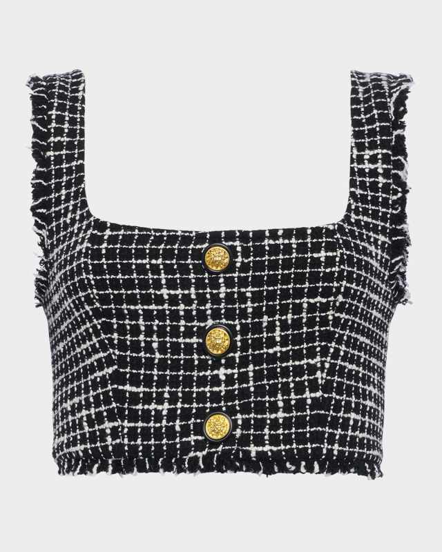 Mayline Tweed Bralette Top